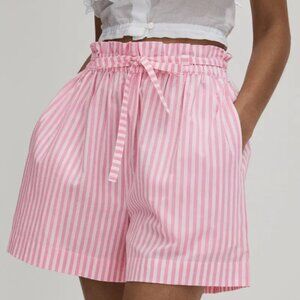 NWT Mille Cary Shorts Bubblegum Pink Stripe L